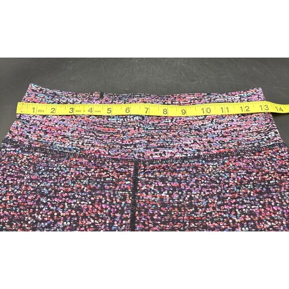 Athleta Color Confetti Ombre Mix On Black Leggings Activewear Pants Stretch Sz S - Picture 9 of 10